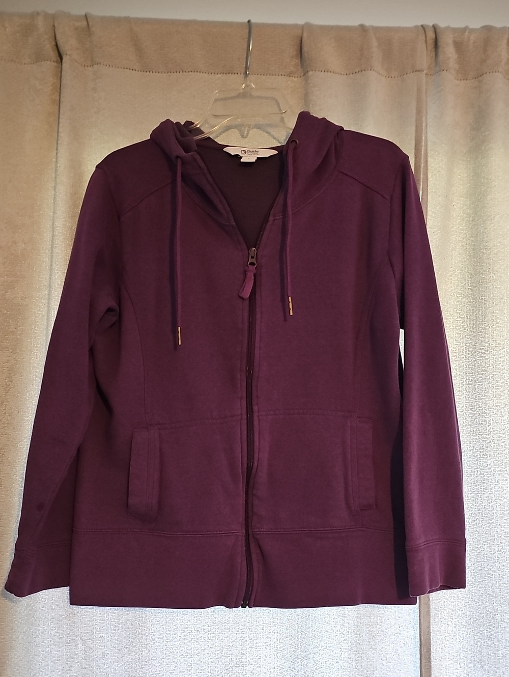 Guide Series Plum Full-Zip Hooded Sweatshirt